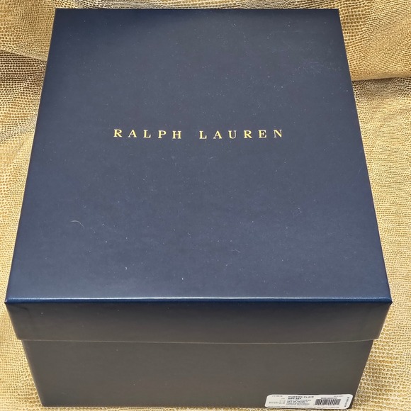 Ralph Lauren Hudson Plaid Crystal Decanter Carafe & 2 Tumbler Glasses Gift Set - Picture 11 of 16